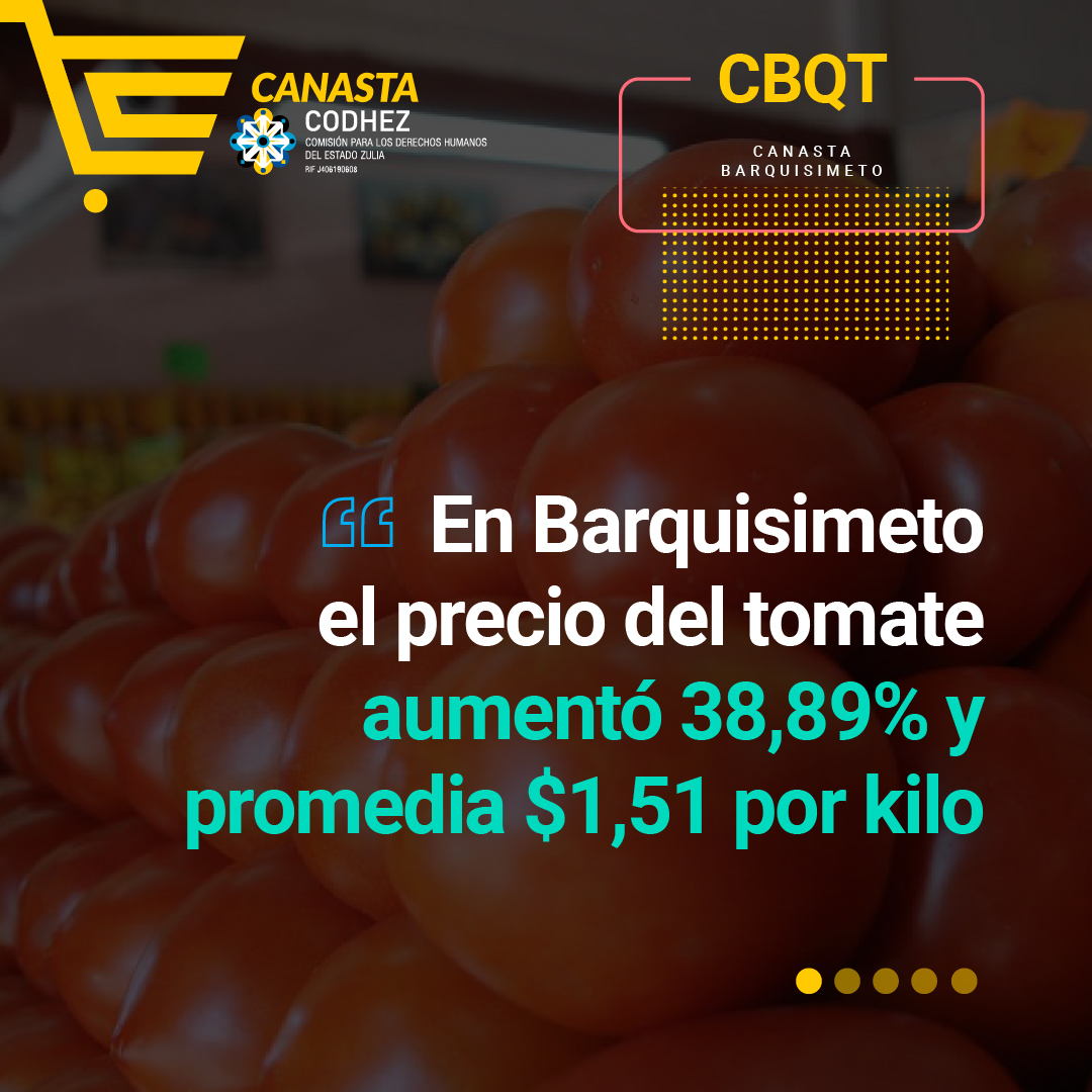 Con el salario mínimo solo se puede comprar un kilo de tomate en Barquisimeto